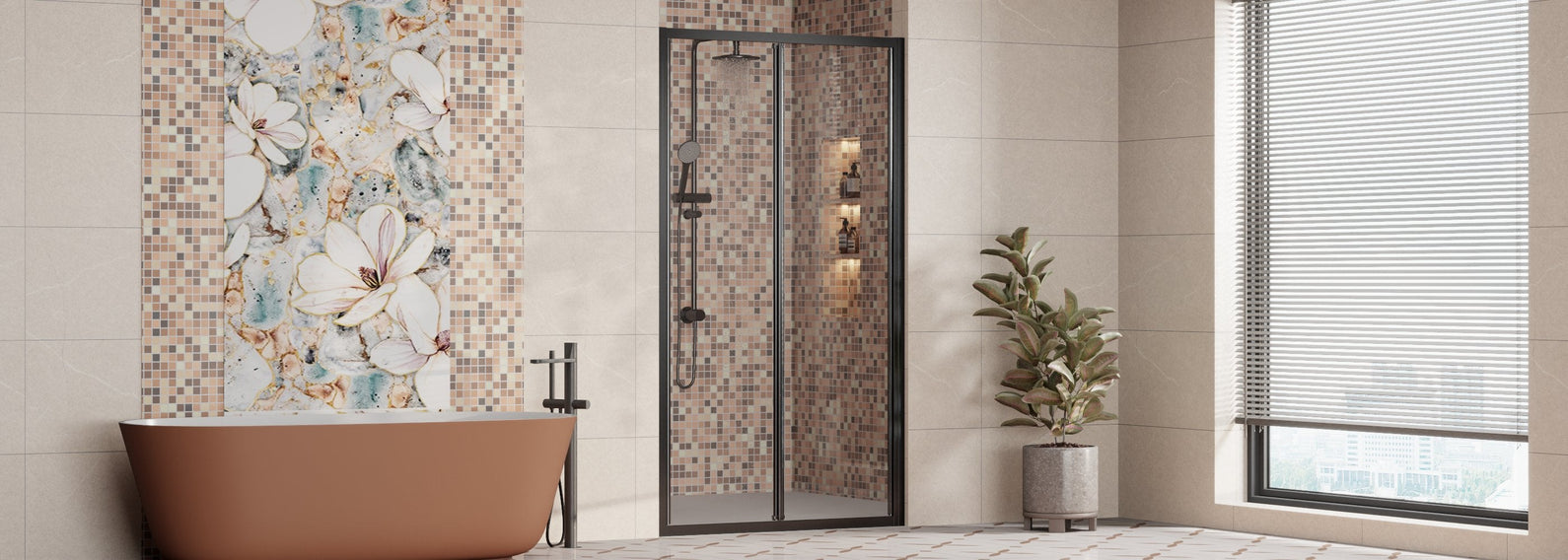 Bi-Fold Shower Screens