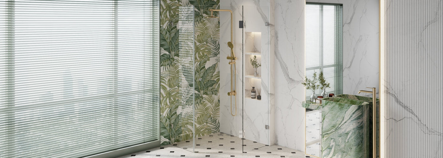 Diamond Shape Shower Screens