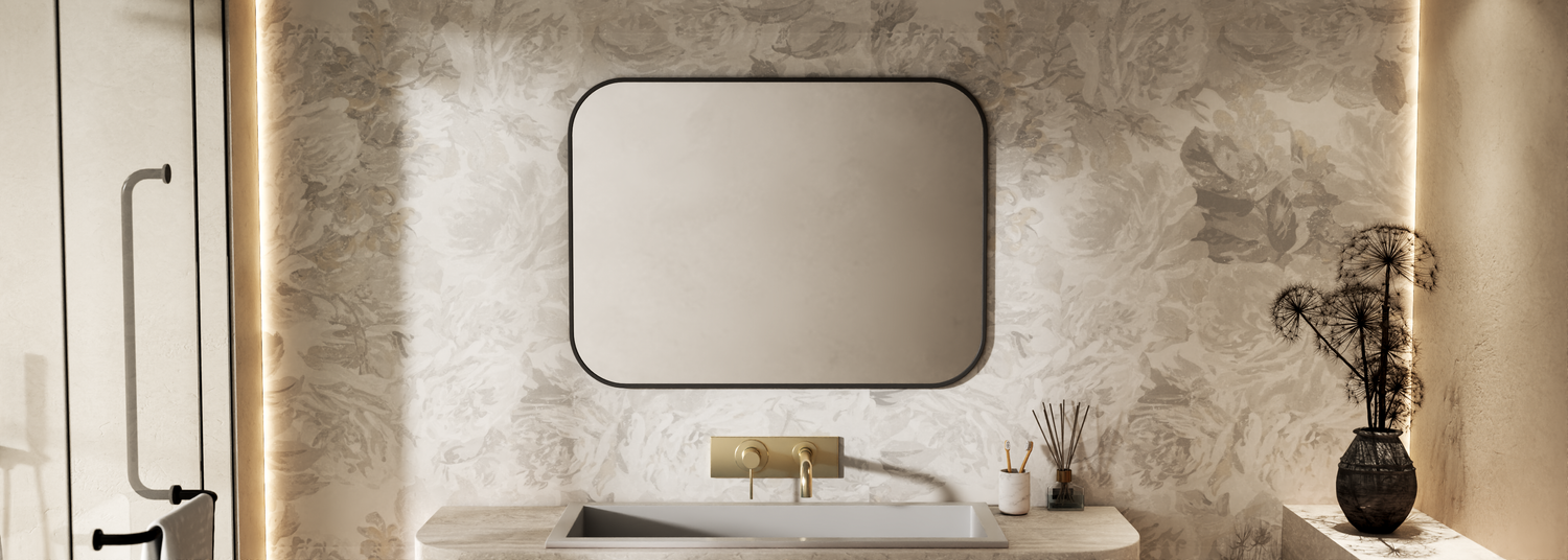 Framed Standard Bathroom Mirrors