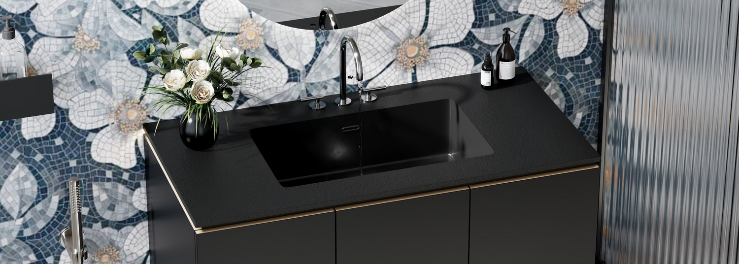 Solid Surface Vanity Tops with Basins