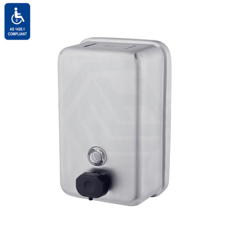 Vertical Liquid Soap Dispenser Satin Stainless Steel