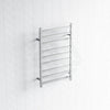 1000X600X120Mm Square Chrome Electric Heated Towel Rack 9 Bars Rails