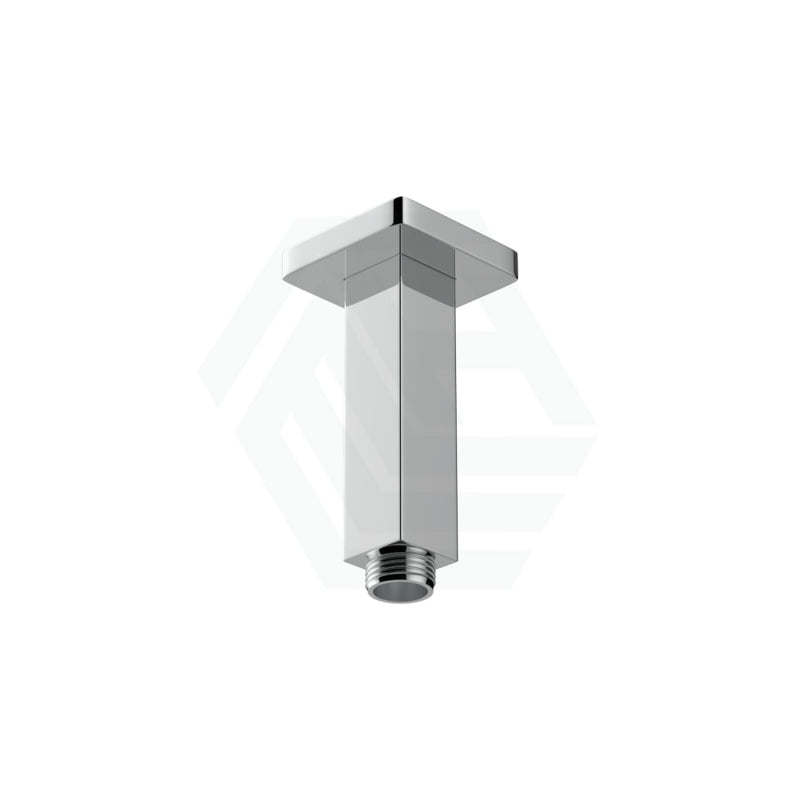 100Mm/450Mm Brass Square Vertical Shower Arm Chrome Arms