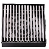 110X110Mm Chrome Grill Floor Waste Drain Stainless Steel 80Mm Outlet Wastes