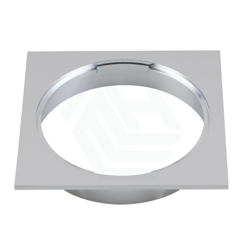 Floor Waste Drain Brass Square Chrome