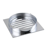 Floor Waste Drain Brass Square Chrome