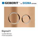 Meir Sigma21 Dual Flush Button Plates For Geberit Sigma8 Cistern Variant Colour Available