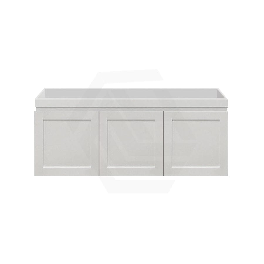 600-1500Mm Miami Wall Hung Bathroom Floating Vanity With Left / Right Drawers Matt White Shaker