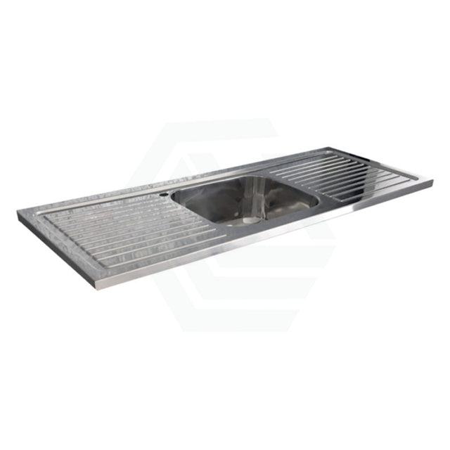 1185x460x22mm Citi Stainless Steel Top/Undermount Single Bowl Kitchen/Laundry Sink Top