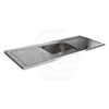 1185x460x22mm Citi Stainless Steel Top/Undermount Single Bowl Kitchen/Laundry Sink Top