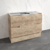 1200Mm Citi E0 Board Scandi Oak Kitchen/Laundry Freestanding Kickboard Vanity With Stainless Steel