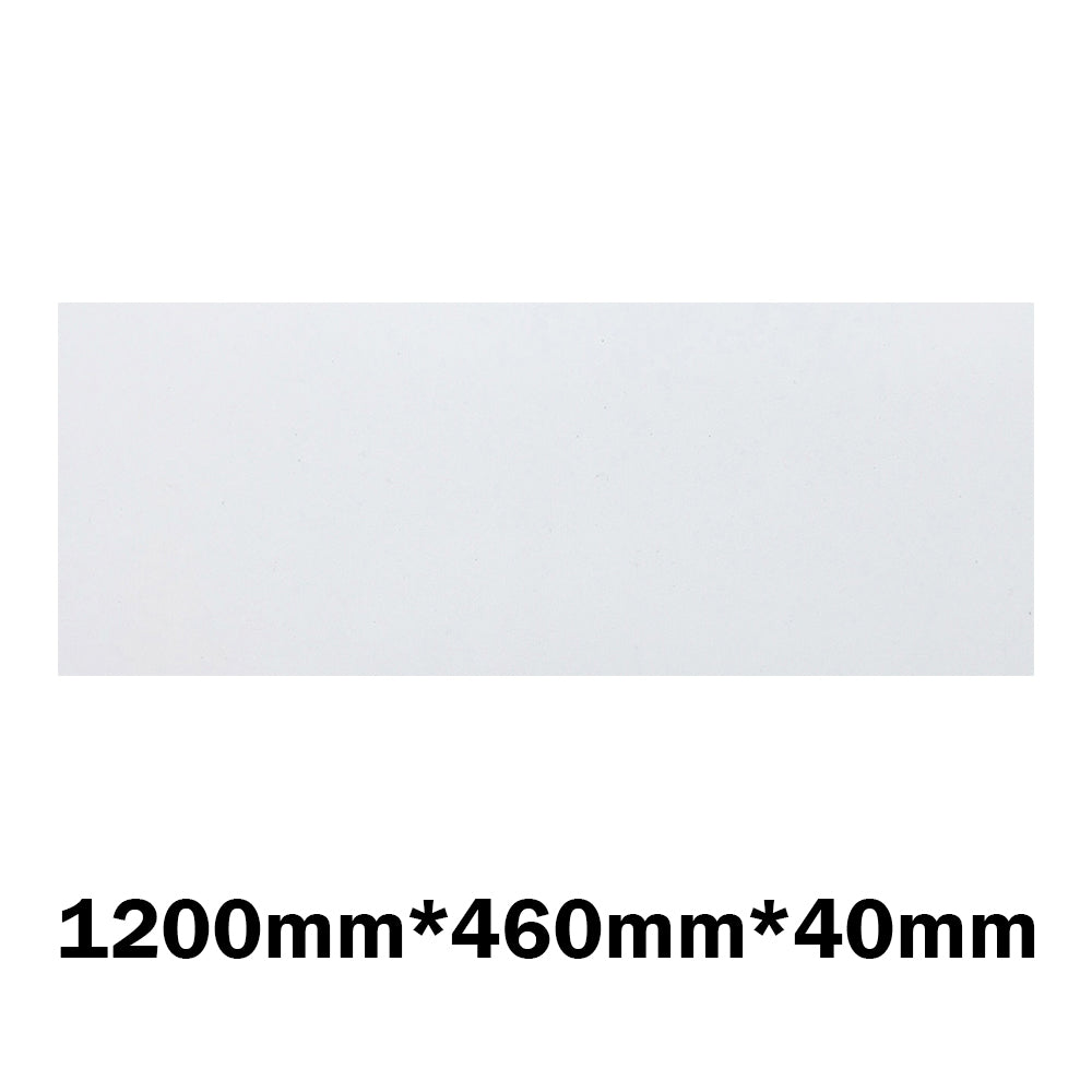 20Mm/40Mm Thick Gloss Silk White Stone Top For Above Counter Basins 450-1800Mm 1200Mm X 460Mm / 40Mm