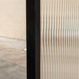 900-1200X2000Mm Walk-In Shower Screen 8Mm Narrowline Glass Single Door Panel Black Framed