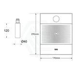 M#2(Gunmetal Grey) Billi Instant Filtered Water System B5000 Sparkling With Xl Levered Dispenser