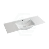 1210X465X175Mm Ceramic Top For Bathroom Vanity Single Bowl 1 Or 3 Tap Holes Available Gloss White