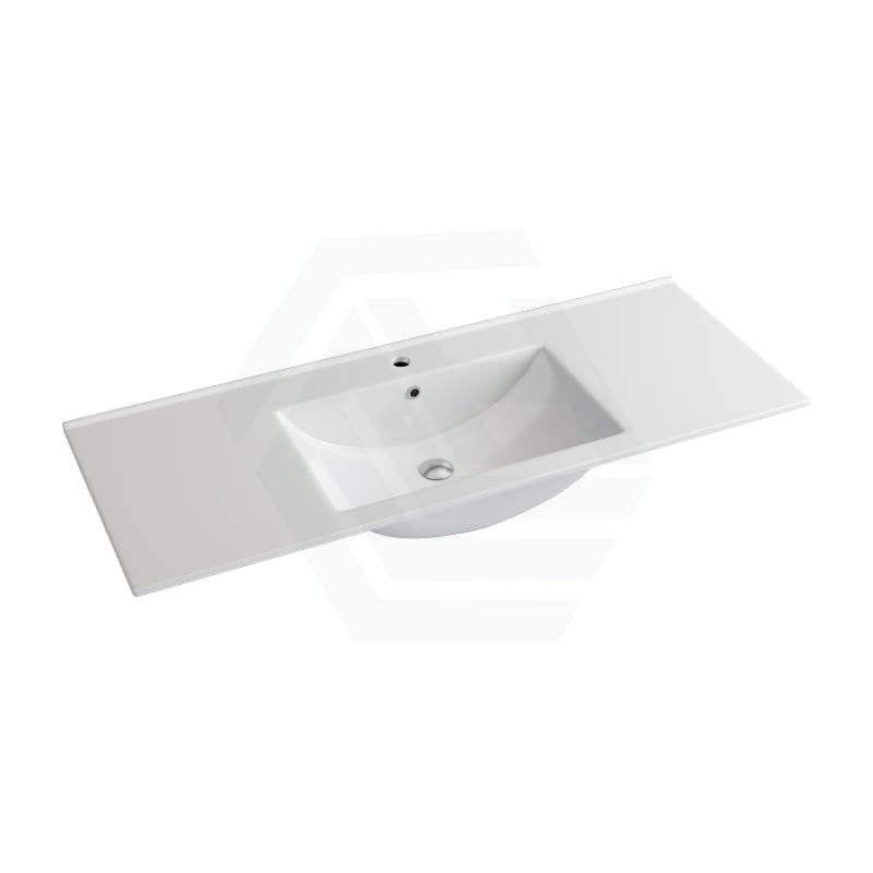 1210X465X175Mm Ceramic Top For Bathroom Vanity Single Bowl 1 Or 3 Tap Holes Available Gloss White