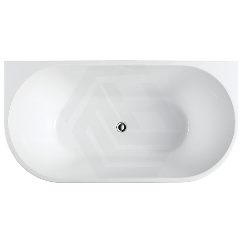 1400/1490/1600/1690Mm Hanabi Bathtub Back To Wall Gloss White No Overflow