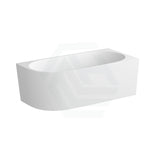 1485/1680Mm Nerida Bathtub Right Corner Acrylic Matt White No Overflow