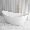 1500/1700Mm Aurora Bathtub Freestanding Acrylic Gloss White No Overflow Bathtubs