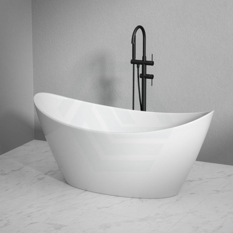 1500/1700mm Freestanding Gloss White Bathtub