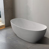 Layla Bathtub With Super Slim Edge Matt White