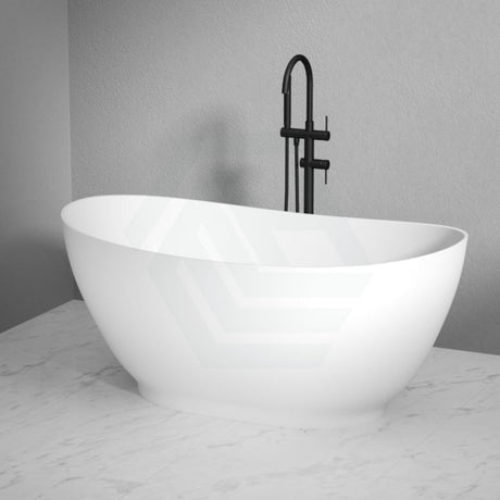 Layla Bathtub With Super Slim Edge Matt White