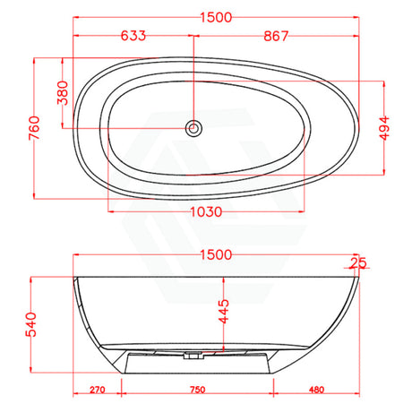 1500Mm Petii Transparent Egg Shape Freestanding Bathtub Custom Colours No Overflow Multi-Colour