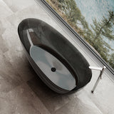 1500Mm Petii Transparent Egg Shape Freestanding Bathtub Custom Colours No Overflow Multi-Colour