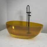 1500Mm Petii Transparent Egg Shape Freestanding Bathtub Custom Colours No Overflow Multi-Colour