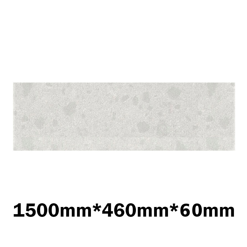 20Mm/40Mm/60Mm Thick Gloss White Canvas Stone Top For Above Counter Basins 450-1800Mm 1500Mm X 460Mm