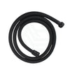 Shower Hose Flexible Stainless Steel Black