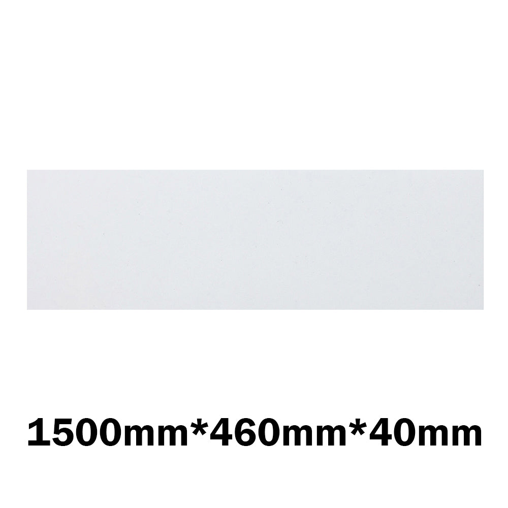 20Mm/40Mm Thick Gloss Silk White Stone Top For Above Counter Basins 450-1800Mm 1500Mm X 460Mm / 40Mm