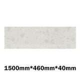 20Mm/40Mm Thick Gloss White Canvas Stone Top For Above Counter Basins 450-1800Mm 1500Mm X 460Mm /