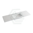 1500X460X135Mm Poly Top For Bathroom Vanity Single Bowl Matt White 1 Tap Hole No Overflow Tops