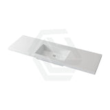 1500X460X135Mm Poly Top For Bathroom Vanity Single Bowl Matt White 1 Tap Hole No Overflow Tops