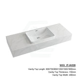 150Mm Dolce Tree Stone Top Calacatta Quartz With Inset Basin 600X460Mm / If-Ia028 (450X330Mm) Vanity