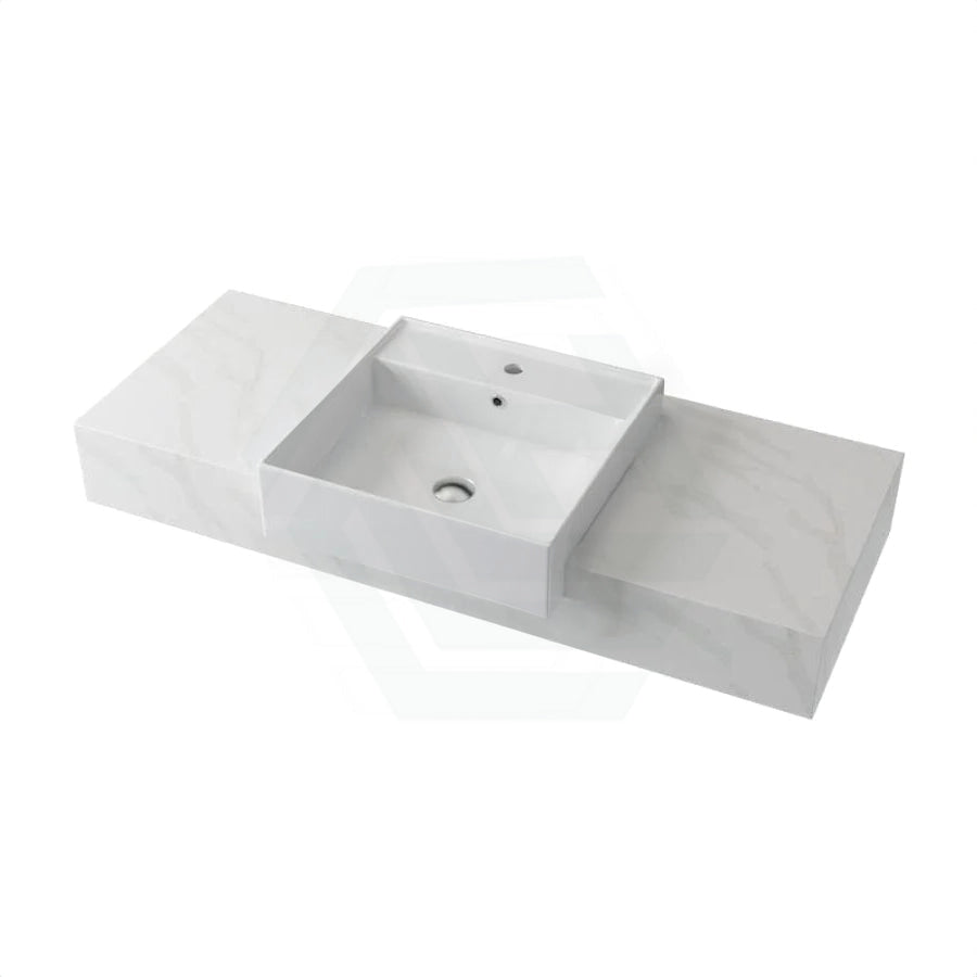 150Mm Dolce Tree Stone Top Calacatta Quartz With Semi-Recessed Basin Vanity Tops