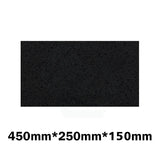 150Mm Thick Gloss Ink Black Stone Top For Above Counter Basins 450-1800Mm 450Mm X 250Mm Vanity Tops