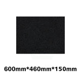 150Mm Thick Gloss Ink Black Stone Top For Above Counter Basins 450-1800Mm 600Mm X 460Mm Vanity Tops