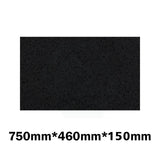 150Mm Thick Gloss Ink Black Stone Top For Above Counter Basins 450-1800Mm 750Mm X 460Mm Vanity Tops