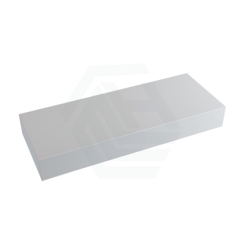 150Mm Thick Gloss Silk White Stone Top For Above Counter Basins 450-1800Mm Vanity Tops