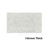 150mm Thick Gloss White Canvas Stone Top for Above Counter Basins 450-1800mm