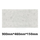 150Mm Thick Gloss White Canvas Stone Top For Above Counter Basins 450-1800Mm 900Mm X 460Mm Vanity