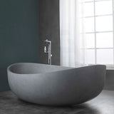 1600Mm Freestanding Bathtub Concrete Grey Special Shape Multi-Colour Bathtubs