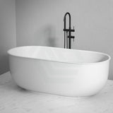 1700Mm Mayfair Classic Freestanding Bathtub Oval Gloss White No Overflow Bathtubs