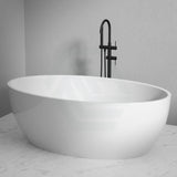 1730mm Lucia Oval Bathtub Freestanding Gloss White