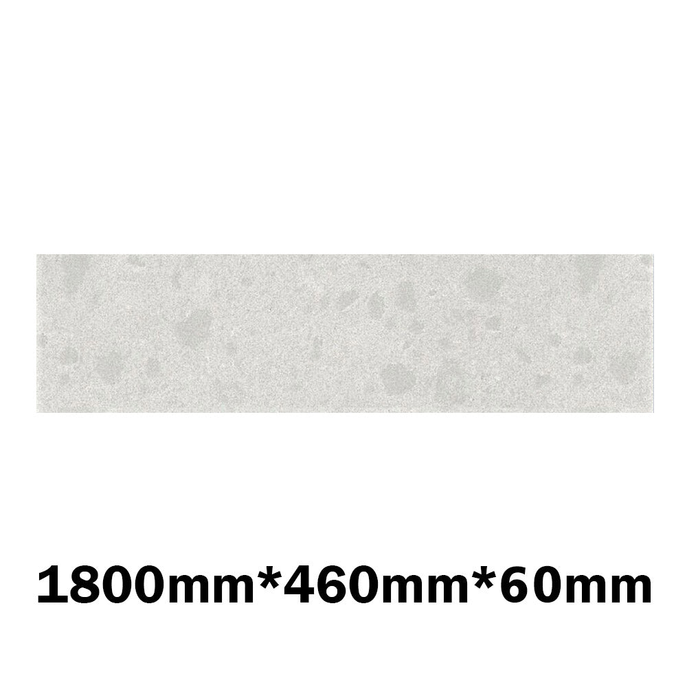 20Mm/40Mm/60Mm Thick Gloss White Canvas Stone Top For Above Counter Basins 450-1800Mm 1800Mm X 460Mm