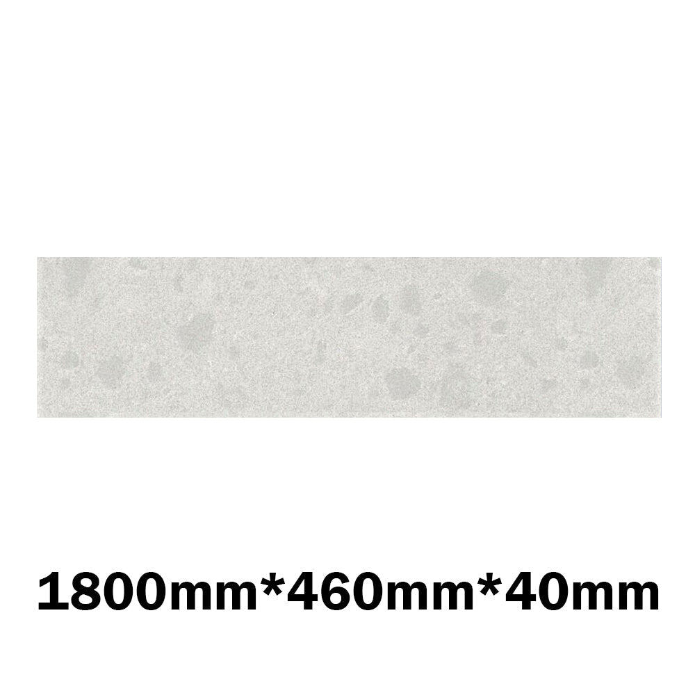 20Mm/40Mm Thick Gloss White Canvas Stone Top For Above Counter Basins 450-1800Mm 1800Mm X 460Mm /