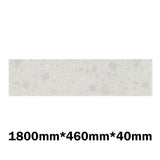 20Mm/40Mm Thick Gloss White Canvas Stone Top For Above Counter Basins 450-1800Mm 1800Mm X 460Mm /