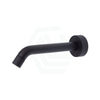 180Mm Fienza Axle Round Matt Black Basin/Bath Outlet Solid Brass Water Spouts